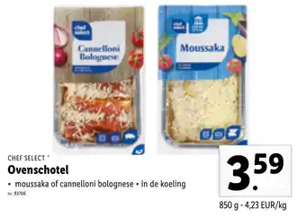 Lidl Ovenschotel 850g aanbieding
