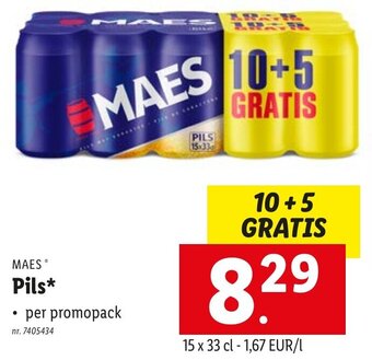 Lidl Pils aanbieding