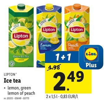 Lidl Ice tea aanbieding