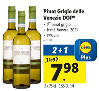 Lidl Pinot Grigio delle Venezie DOP aanbieding