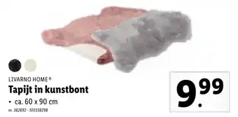 Lidl Tapijt in kunstbont 60x90cm aanbieding
