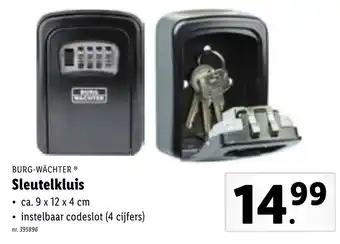 Sleutelkluis 9x12x4cm