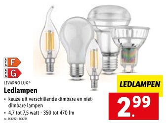 Lidl Ledlampen aanbieding