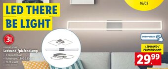 Lidl Ledwand-/plafondlamp aanbieding