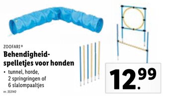 Lidl Behendigheid- spelletjes voor honden aanbieding