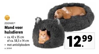 Lidl Mand voor huisdieren aanbieding