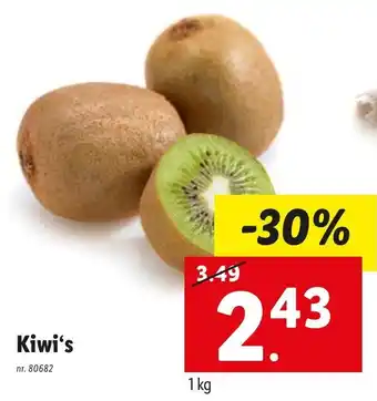 Lidl Kiwi's 1kg aanbieding