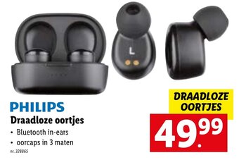 Lidl Philips Draadloze oortjes aanbieding