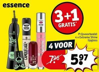 Kruidvat Extreme shine lipgloss aanbieding
