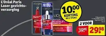 Kruidvat Revitalift laser x3 dagcrème spf 20 aanbieding