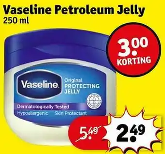 Kruidvat Vaseline petroleum jelly aanbieding