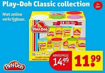 Kruidvat Play-doh classic collection aanbieding