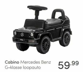 Baby & Tiener Cabino mercedes benz g-klasse loopauto aanbieding