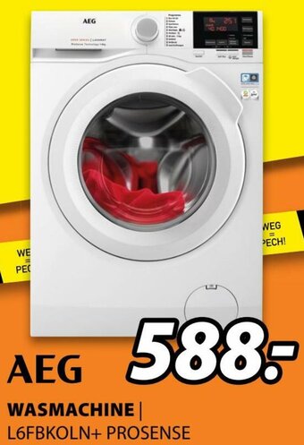 Expert AEG Wasmachine | L6FBKOLN+ Prosense aanbieding
