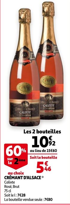 Auchan Cremant D'Alsace aanbieding