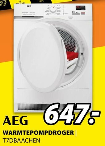 AEG Warmtepompdroger | T7DBAACHEN