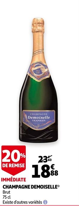 Auchan Champagne Demoiselle aanbieding