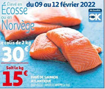 Auchan Pave De Saumon Atlantique aanbieding