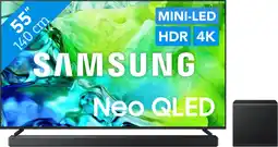 Coolblue Samsung Neo QLED 55 QN80H (2026) + Samsung HW-QS700F (2025) aanbieding