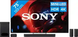 Coolblue Sony Bravia 9 II True RGB 75 (2026) + Sony Bravia Theatre System 6 Noir aanbieding