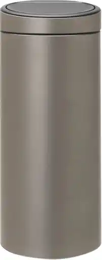 Coolblue Brabantia Touch Bin 30 Liter Platinum aanbieding