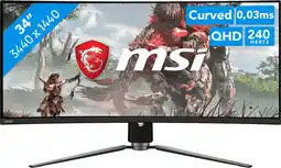 Coolblue MSI MPG 341CQPX QD-OLED Incurvé aanbieding