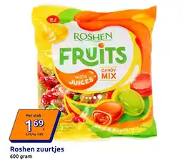 Action Roshen zuurtjes aanbieding