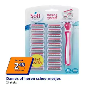 Dames of heren scheermesjes