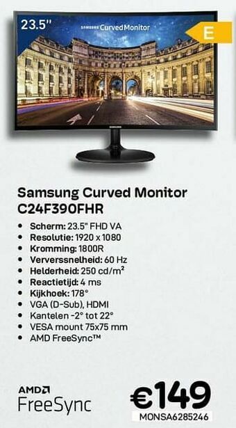 Samsung curved monitor c24f390fhr