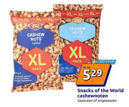 Action Snacks of the World cashewnoten aanbieding