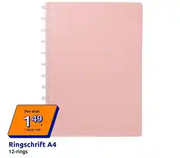 Action Ringschrift A4 aanbieding