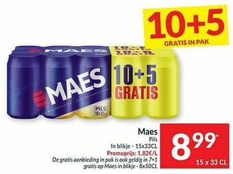 Intermarché Maes pils aanbieding