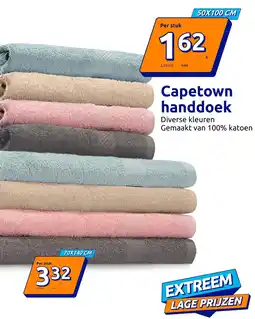 Action Capetown handdoek aanbieding