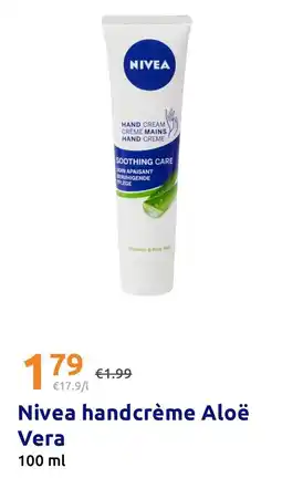 Action Nivea handcrème Aloë Vera aanbieding