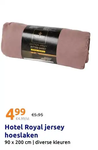 Action hotel royal jersey hoeslaken aanbieding