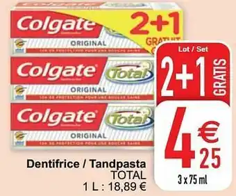 Cora Dentifrice - tandpasta total aanbieding