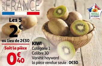 Auchan Kiwi aanbieding