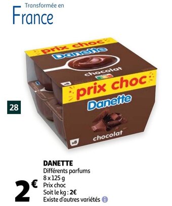 Auchan Danette aanbieding