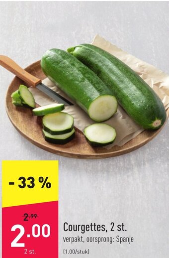 ALDI Courgettes, 2 st. aanbieding
