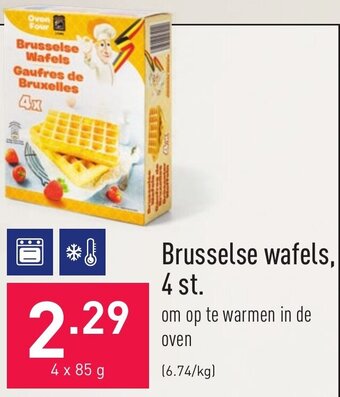 Brusselse wafels, 4 st.