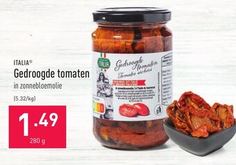 ALDI Gedroogde tomaten 280g aanbieding