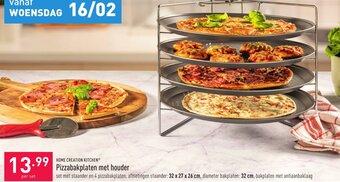 ALDI Pizzabakplaten met houder aanbieding