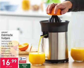 ALDI Elektrische fruitpers aanbieding