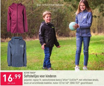 ALDI Softshelljas voor kinderen aanbieding