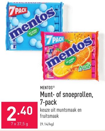 Munt- of snoeprollen, 7-pack