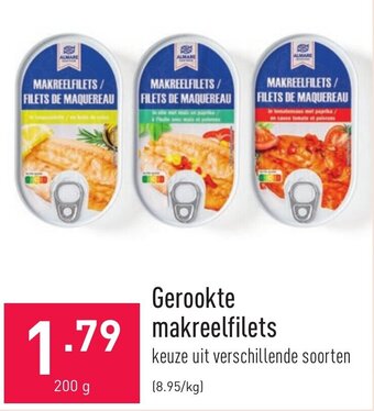 ALDI Gerookte makreelfilets 200g aanbieding
