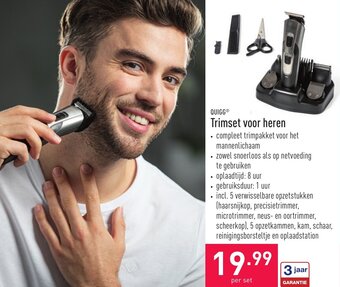 ALDI Trimset voor heren aanbieding