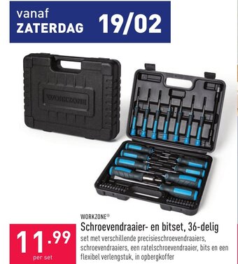 ALDI Schroevendraaier- en bitset, 36-delig aanbieding