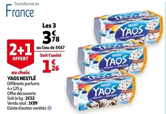 Auchan Nestle Yaos aanbieding