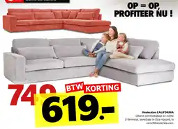 Seats and Sofas Hoeksalon california aanbieding
